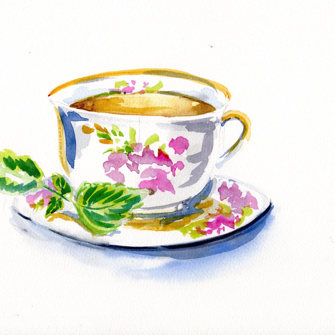 teacup Watercolor retreat 
