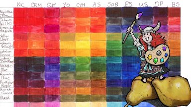 Big Art Quest #2 | learn to make Custom Color charts | #bigartquest