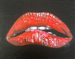 LIVE Learn to Paint the Lips from the Rocky Horror Picture Show 