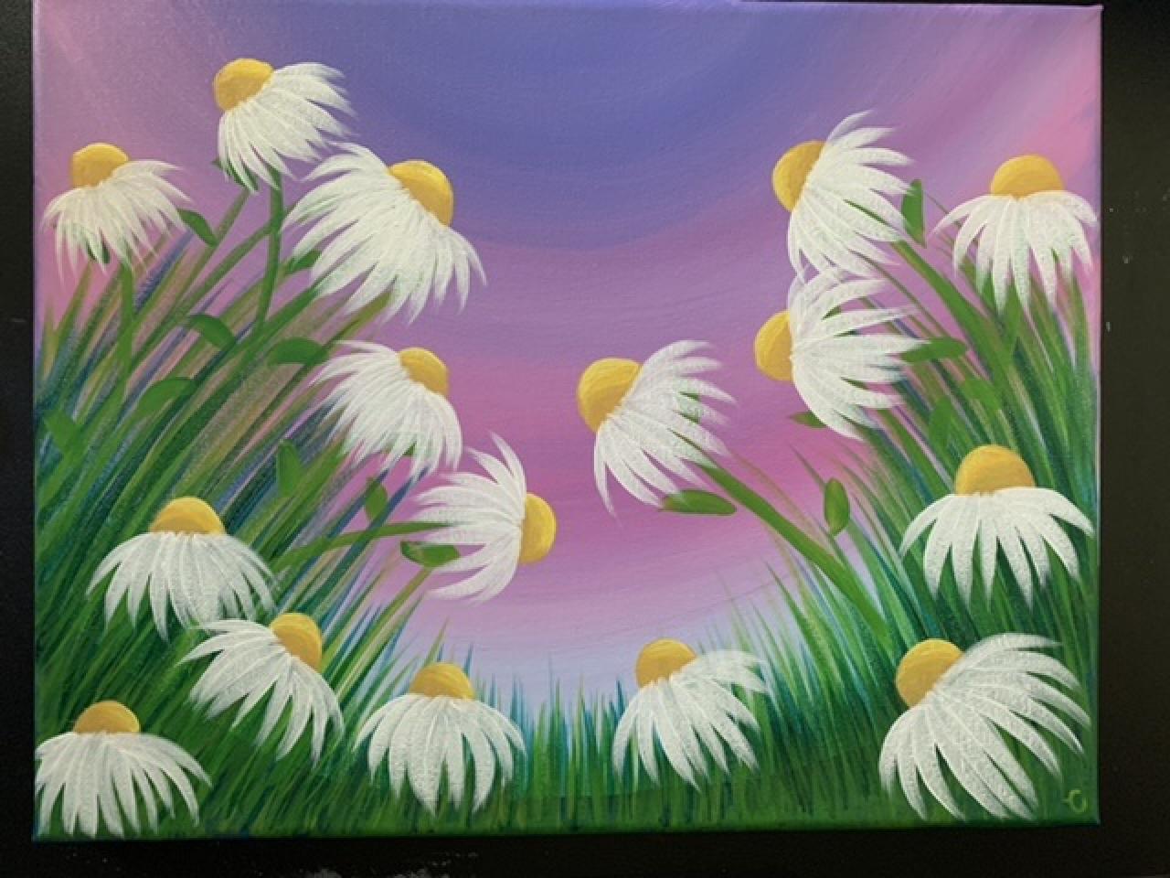 How To Paint Daisies for Beginners (Easy Painting with  Video)