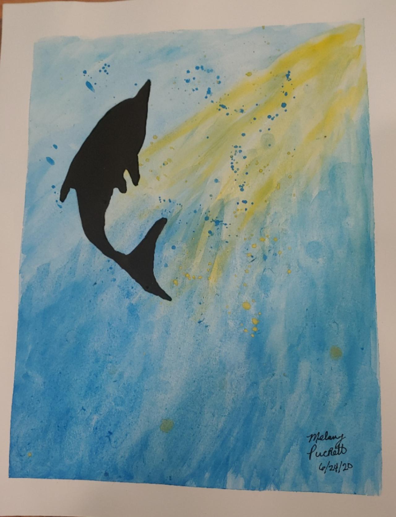 Watercolor Dolphin For Beginners Painting The Ocean Alcohol