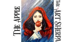 How to paint Acrylic on Canvas  Snow White and the Apple LIVE  About Face #22