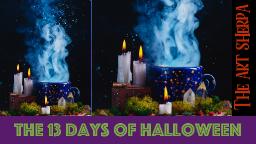 Magic Still life 13 days of Halloween live stream painting Step by step Day 10 | TheArtSherpa