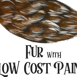 How to paint AMAZING Fur with Student paint and Inexpensive Brushes 🐱🐶🎨