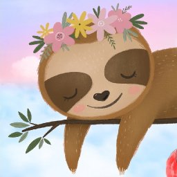 Easy how to paint a Cute Sloth step by step painting Live stream | TheArtSherpa