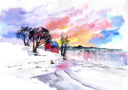Passionate Patron December Watercolor (Links will be on your dashboards)