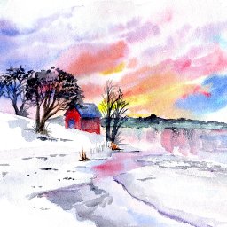 Passionate Patron December Watercolor (Links will be on your dashboards)