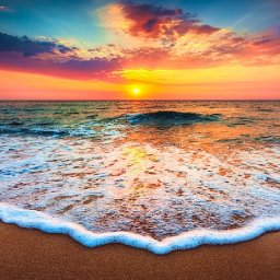 The perfect Wave Ocean Sunset STEP by STEP Acrylic Painting| TheArtSherpa