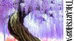 Wisteria Ancient tree Step by step Acrylic Tutorial beginners | TheArtSherpa