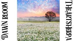 Pink Sunrise wildflower field landscape  step By step acrylic tutorial  | TheArtSherpa