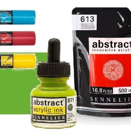 The Complete Abstract Paint by Sennelier Review and demo | TheArtSherpa