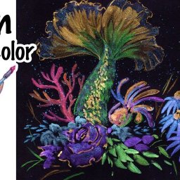 Watercolor Wednesday Mermaid Fairy Tale