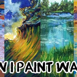 How I paint Water my best Tips techniques and favorite Tools  in landscape painting  | TheArtSherpa