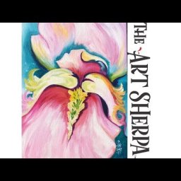 How to paint  an Abstract Flower in the style of O'keeffe Southwest Art Week