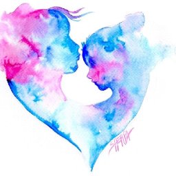 MOTHER AND CHILD Easy How to Paint Watercolor Step by step MOTHER'S DAY | The Art Sherpa