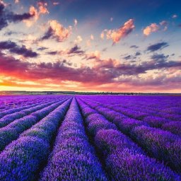 LAVENDER SUNSET LANDSCAPE Beginners Learn to paint Acrylic Tutorial Step by Step