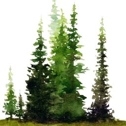 PINE TREE Easy How to Paint Watercolor Step by step | The Art Sherpa