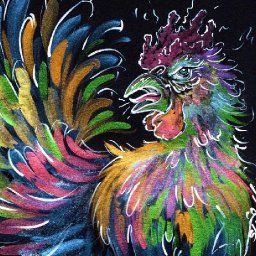 Metallic Watercolor Easy How to Paint Rage Chicken Step by step | The Art Sherpa