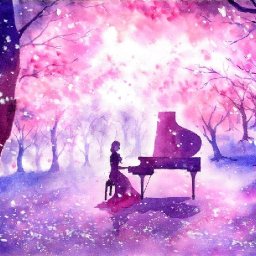 Girl Piano Magic  Forest Easy How to Paint Watercolor Step by step | The Art Sherpa