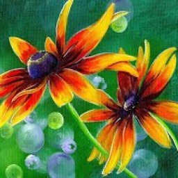 EASY Daisy floral Beginners Learn to paint Acrylic Tutorial Step by Step /Premiere