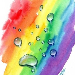 How to Paint REALISTIC WATER DROPS  Watercolor Step by step | The Art Sherpa