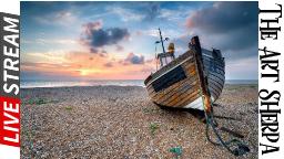 Old Boat on the beach Easy How to Paint Watercolor Step by step | The Art Sherpa