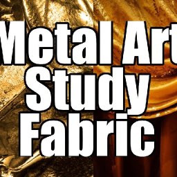 Gold fabric and Folds  Art Study Learn to paint Acrylic Techniques and Tips | The Art Sherpa