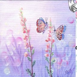 Lavender and Butterflies 🌺🌸🌼 Easy Acrylic Tutorial Step by Step Day 1   #AcrylicApril2022