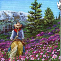 Cowgirl Cosmos Palomino Horse 🌺🌸🌼 Acrylic Tutorial Step by Step Day 17   #AcrylicApril2022