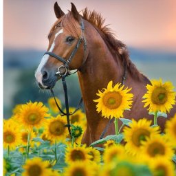 HORSE  in SUNFLOWERS   realistic Acrylic painting Tutorial Step by Step   #AcrylicTutorial