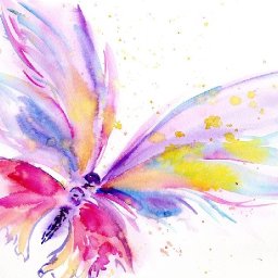 Loose Butterfly Wet into Wet Easy How to Paint Watercolor Step by step | The Art Sherpa