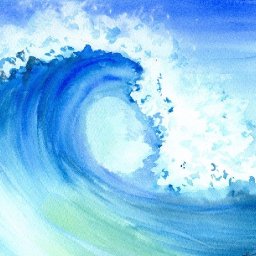 Easy Crashing Wave How to Paint Watercolor Step by step | The Art Sherpa