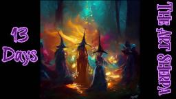 Witches Gathering Fantasy  ‍♀️ 13 Days of Halloween  Acrylic painting Tutorial Step by Step