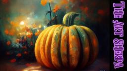 Autumn Pumpkin 😈🧙‍♀️🕷 13 Days of Halloween  Acrylic painting Tutorial Step by Step