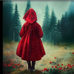 Little Red Riding Hood  ‍♀️ 13 Days of Halloween  Acrylic painting Tutorial Step by Step