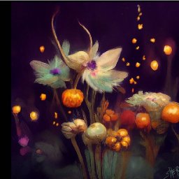 Mystical Autumn Floral ‍♀️ 13 Days of Halloween  Acrylic painting Tutorial Step by Step