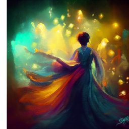 How to paint Lady in Light Dancing  💃🍂🍁 EASY acrylics for beginners: A step-by-step tutorial