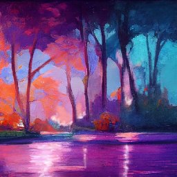 How to paint Abstract Autumn forest 🍂🍁 EASY acrylics for beginners: A step-by-step tutorial