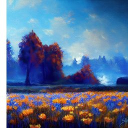 How to paint Autumn Landscape Wildflowers  acrylics for beginners: A step-by-step tutorial