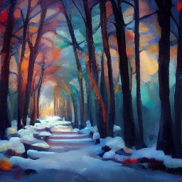 Winter Forest path 🎄☃️❄️ How to paint acrylics for beginners: A step-by-step tutorial