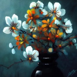 Winter Floral ☃️❄️ How to paint acrylics for beginners: A step-by-step tutorial