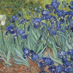 Irises, by Vincent van Gogh 🌟🎨 How to paint acrylics for beginners: Paint Night at Home