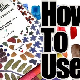 How to Use The Art Sherpa & Viviva Color Sheet | Line  and Wash Watercolor kits