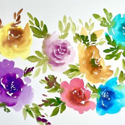 Easy How to Paint  Roses  Watercolor Step by step | The Art Sherpa