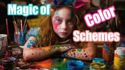 How to Understand Color Schemes in paintings 🌟🎨 How to paint acrylic techniques for beginners