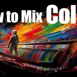 How to mix colors in Acrylic 🌟🎨 How to paint acrylic techniques  for beginners