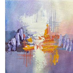 Easy Abstract   🌟🎨 How to paint Abstract acrylics for beginners: Acrylic April Day 3