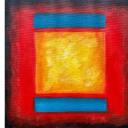 EASY Abstract How to Paint a Abstract Acrylic Step by Step for Beginners | Day 4