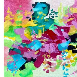 Easy colorful abstract How to Paint  Abstract in Acrylic Step by Step for Beginners | Day 5