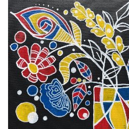 Floral Abstract How to Paint a Abstract Acrylic Step by Step for Beginners | Day 10